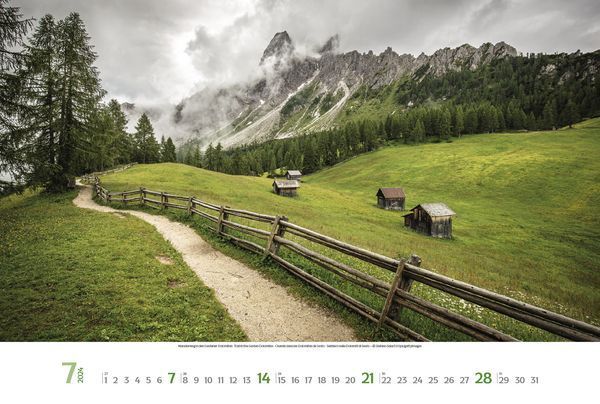 Bild: 9783731868682 | Faszination Südtirol 2024 | Korsch Verlag | Kalender | Spiralbindung