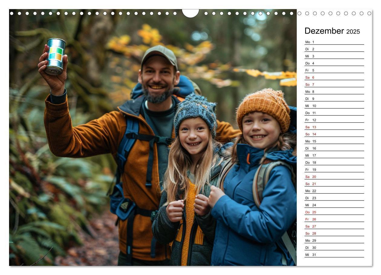 Bild: 9783435651900 | Der Geocaching Found it Kalender (Wandkalender 2025 DIN A3 quer),...