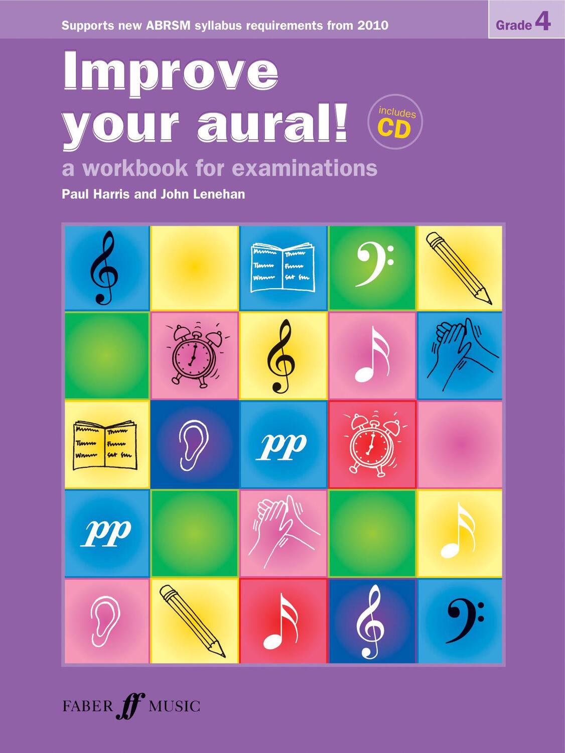 Cover: 9780571535453 | Improve Your Aural! Grade 4 | A Workbook for Examinations | Harris