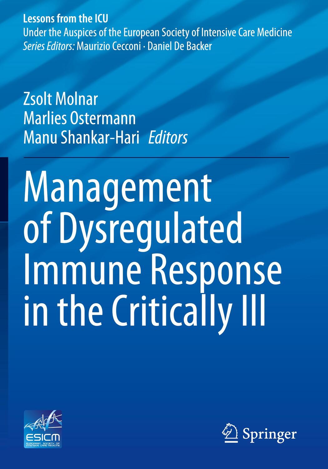 Cover: 9783031175749 | Management of Dysregulated Immune Response in the Critically Ill