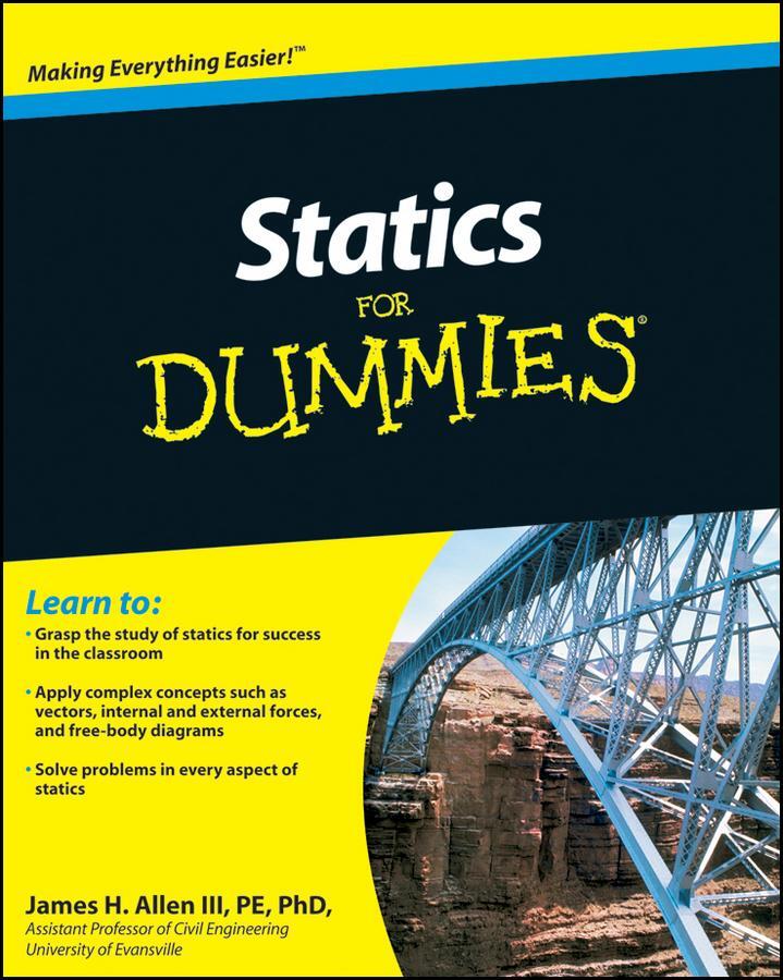 Cover: 9780470598948 | Statics For Dummies | James H. Allen | Taschenbuch | 384 S. | Englisch