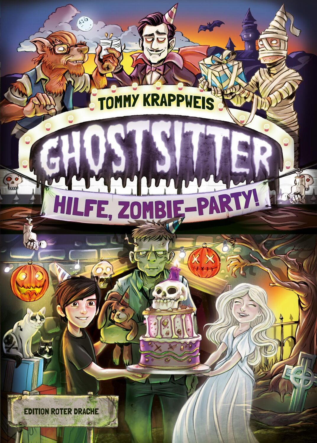 Cover: 9783946425816 | Ghostsitter | Hilfe, Zombie-Party! | Tommy Krappweis | Buch | 223 S.