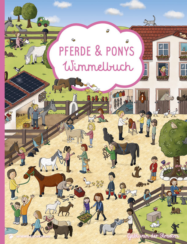Cover: 9783985850860 | Pferde und Ponys Wimmelbuch Pocket | Gabi van der Straeten | Buch