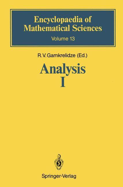 Cover: 9783642647864 | Analysis I | Integral Representations and Asymptotic Methods | Buch