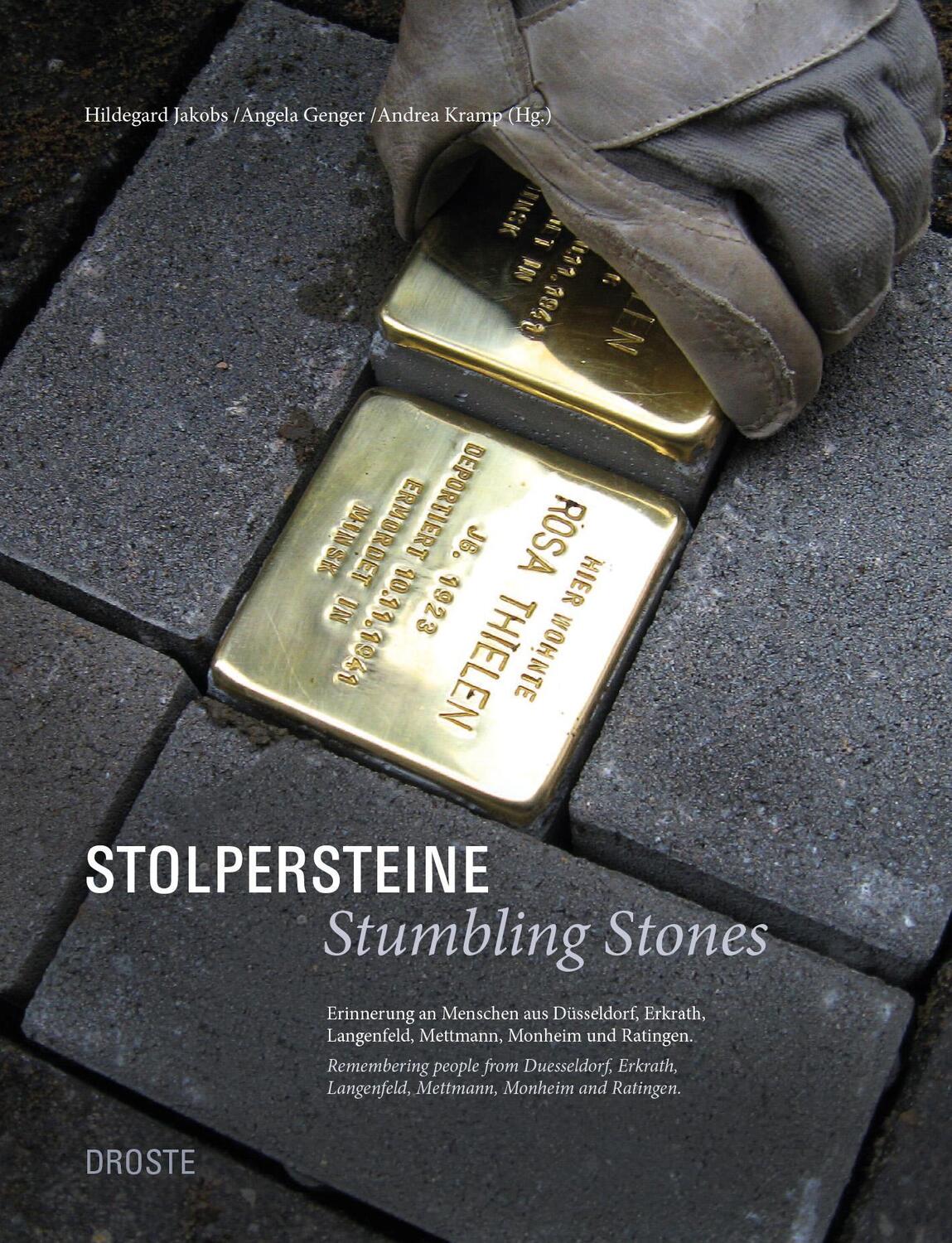 Cover: 9783770014767 | Stolpersteine / Stumbling Stones | Hildegard Jakobs (u. a.) | Buch