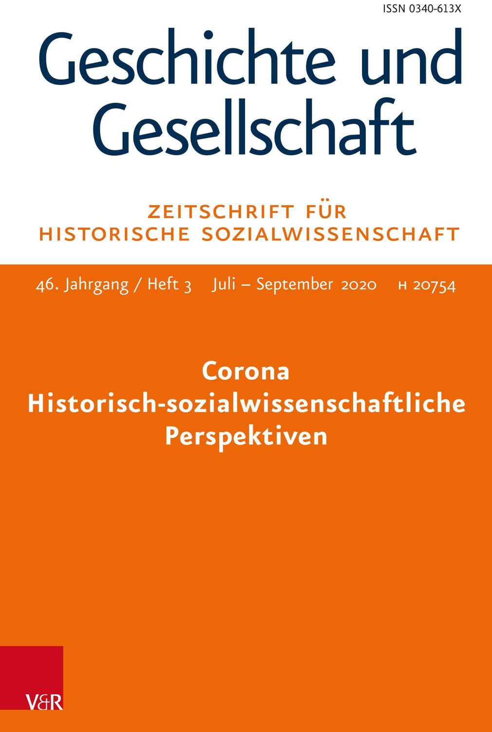 Cover: 9783525352199 | Corona - Historisch-sozialwissenschaftliche Perspektiven | Taschenbuch
