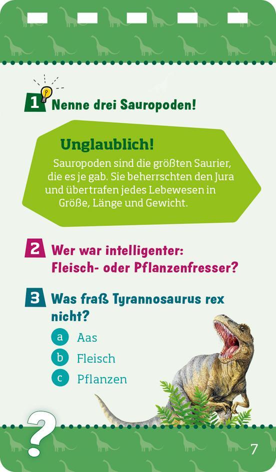 Bild: 9783788677794 | WAS IST WAS Quiz Dinosaurier | KG | Taschenbuch | 80 S. | Deutsch