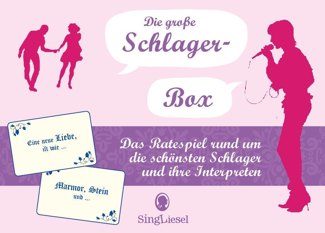 Cover: 4280000809261 | Die große Schlager-Box | Das Ratespiel rund um die schönsten Schlager