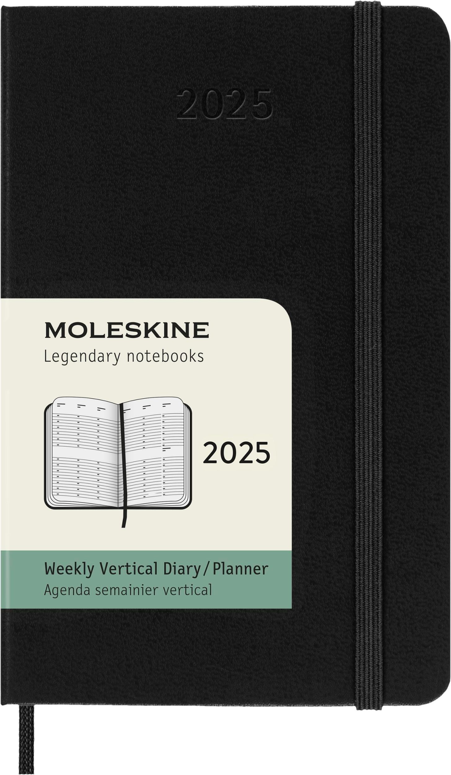 Cover: 8056999270483 | Moleskine Classic 12 Month 2025 Weekly Vertical Planner, Hard...