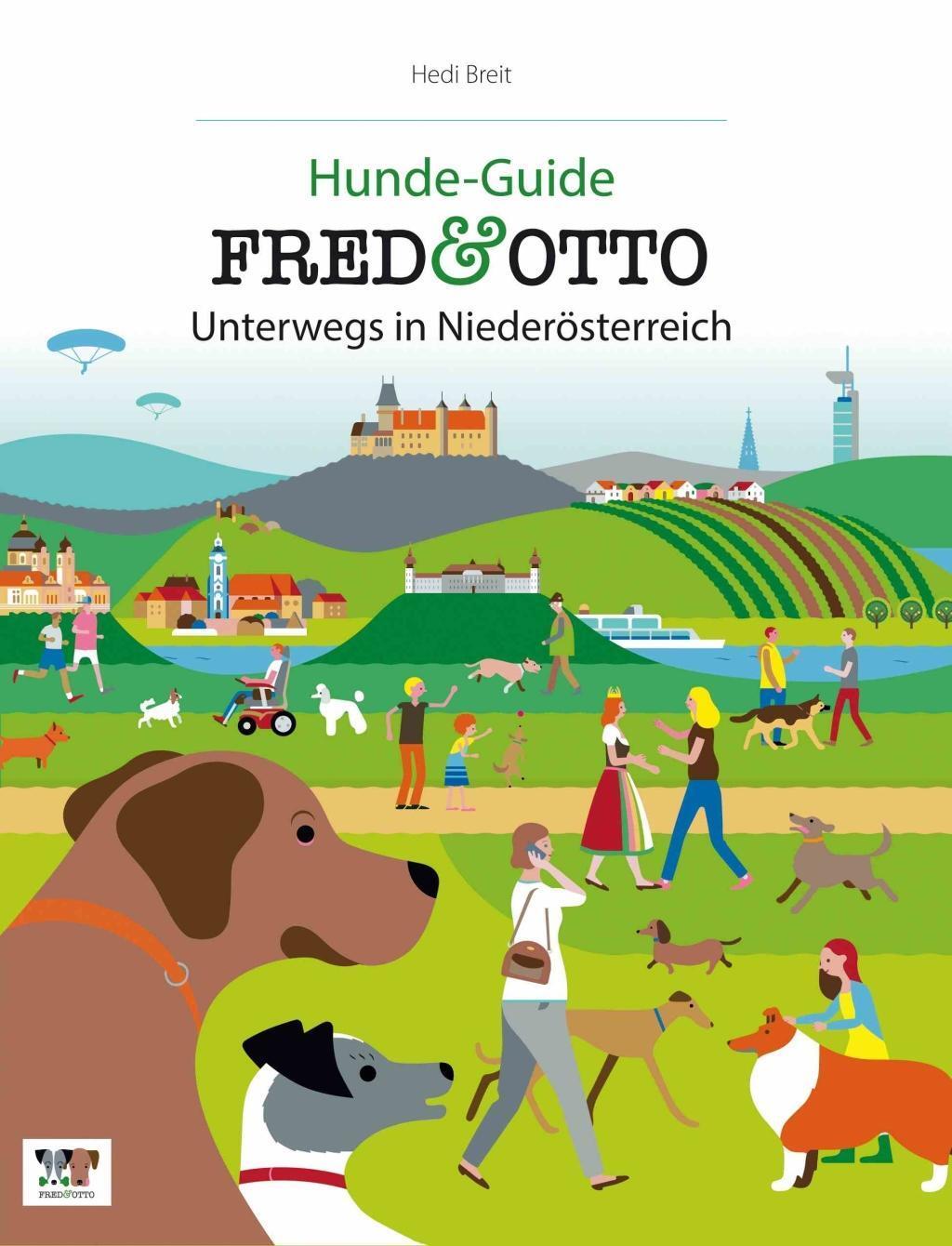 Cover: 9783956930249 | FRED & OTTO unterwegs in Niederösterreich | Hunde-Guide, Hunde-Guides