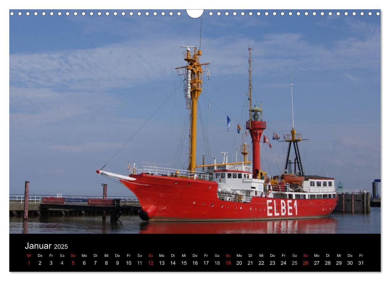 Bild: 9783435764754 | Cuxhaven an der Nordsee (Wandkalender 2025 DIN A3 quer), CALVENDO...