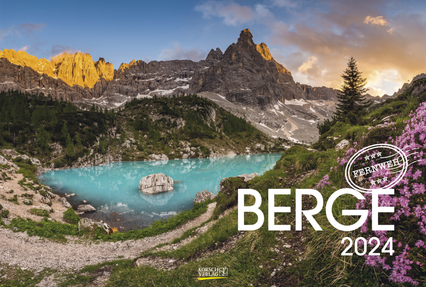Cover: 9783731868828 | Berge 2024 | Korsch Verlag | Kalender | Spiralbindung | 14 S. | 2024
