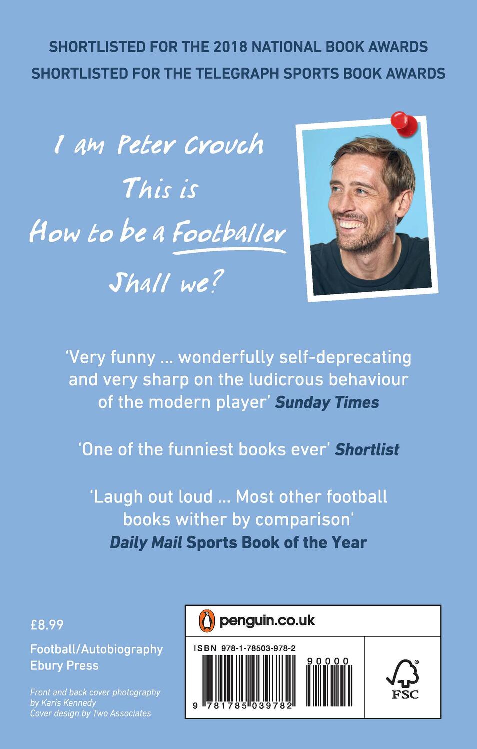Rückseite: 9781785039782 | How to Be a Footballer | Peter Crouch | Taschenbuch | Englisch | 2019