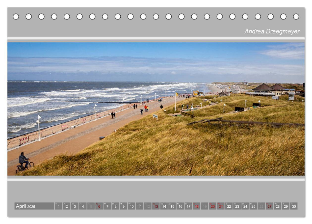 Bild: 9783435408368 | Norderney-Panorama (Tischkalender 2025 DIN A5 quer), CALVENDO...