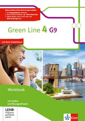 Cover: 9783128542485 | Green Line 4 G9. Workbook mit digitalen Medien zum Arbeitsheft in...