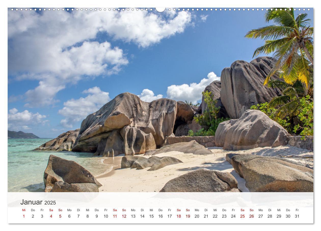 Bild: 9783457235782 | Seychellen - Trauminseln im Indischen Ozean (Wandkalender 2025 DIN...