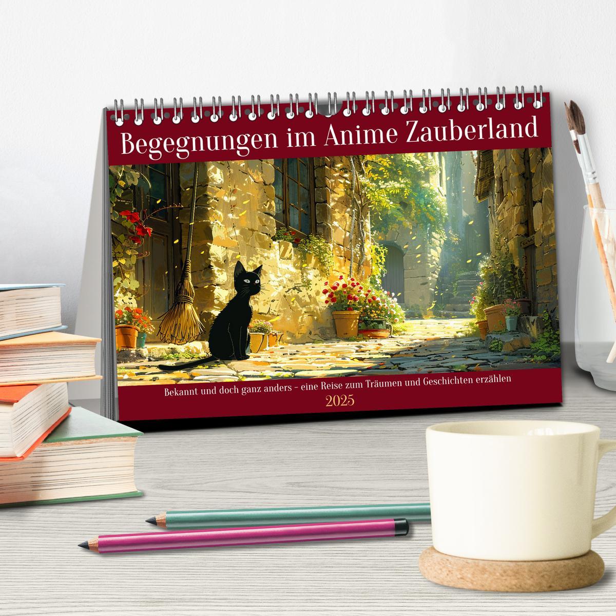 Bild: 9783383798658 | Begegnungen im Anime Zauberland (Tischkalender 2025 DIN A5 quer),...