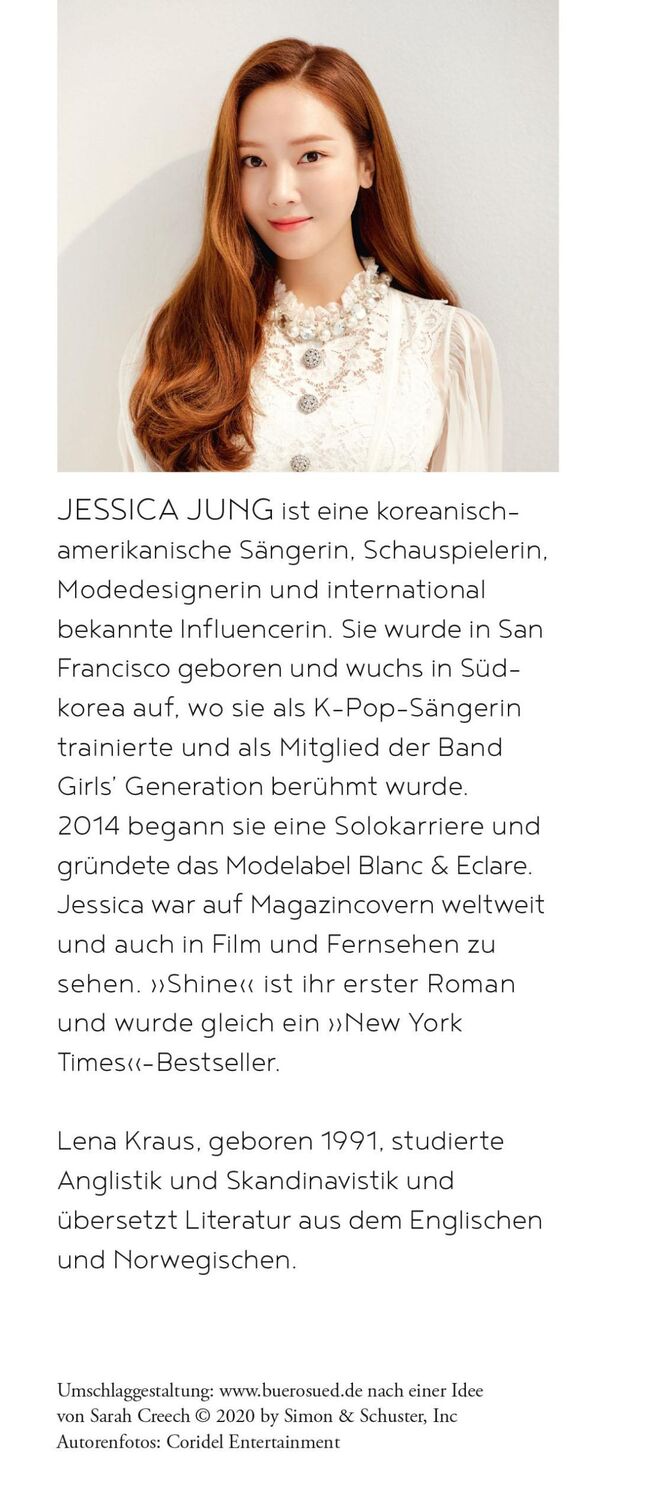 Bild: 9783841401069 | Shine - Love &amp; K-Pop | Roman | Jessica Jung | Taschenbuch | 368 S.