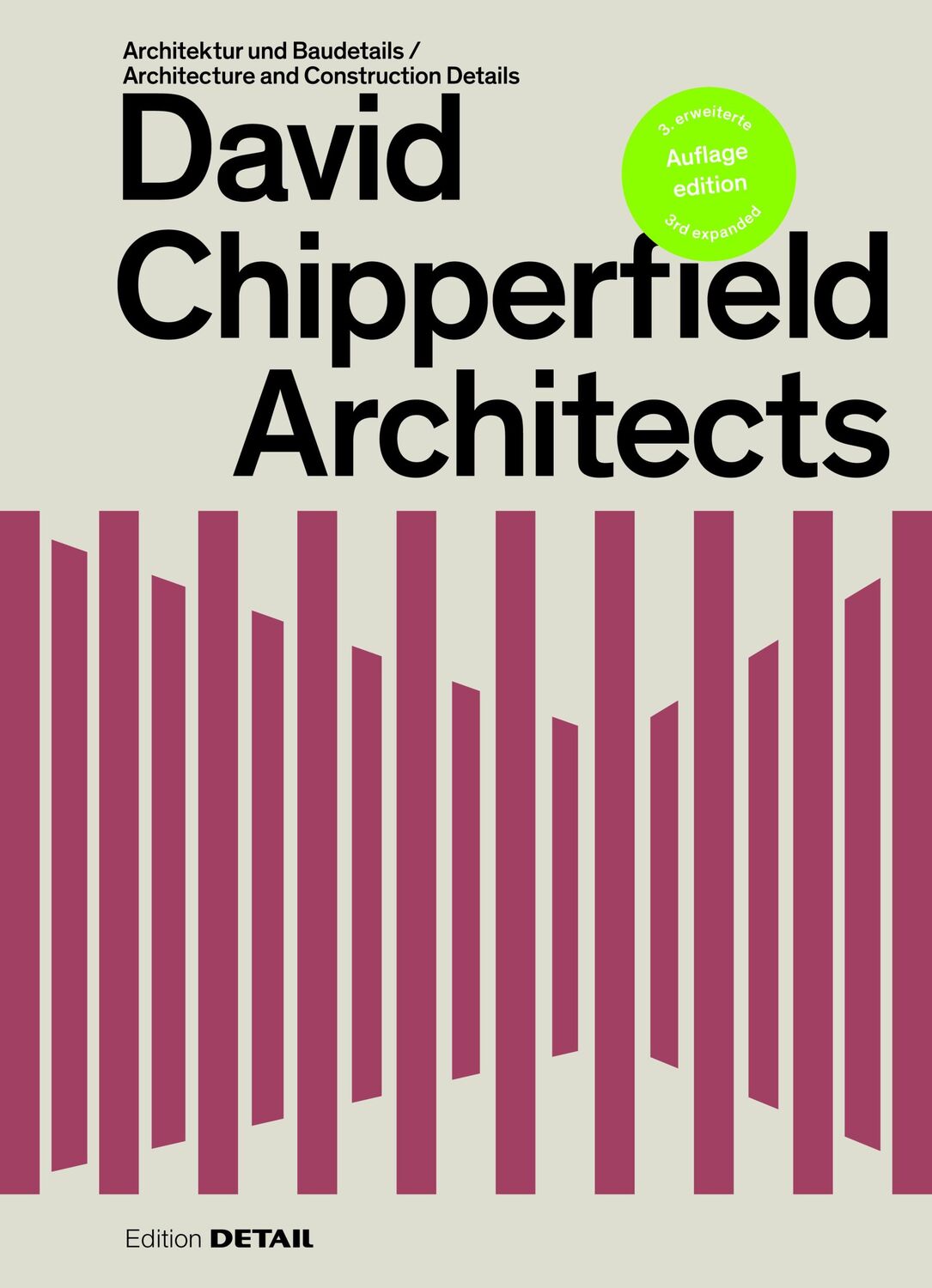 Cover: 9783955535834 | David Chipperfield Architects | Architektur und Baudetails | Buch