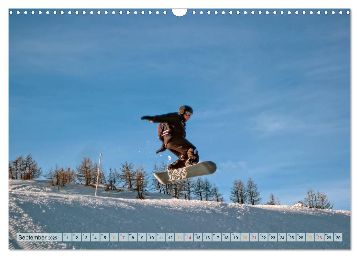 Bild: 9783435372546 | Snowboard - so cool (Wandkalender 2025 DIN A3 quer), CALVENDO...