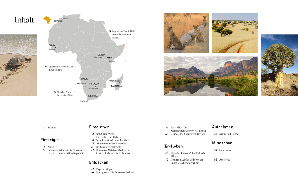 Bild: 9783968550633 | 360° Afrika - Ausgabe Sommer/Herbst 2020 | Special: Die Kalahari