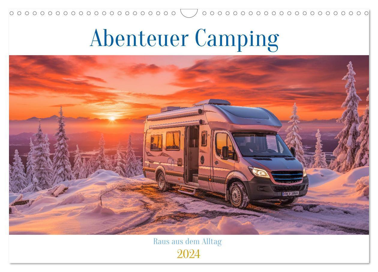 Cover: 9783383664120 | Abenteuer Camping (Wandkalender 2024 DIN A3 quer), CALVENDO...