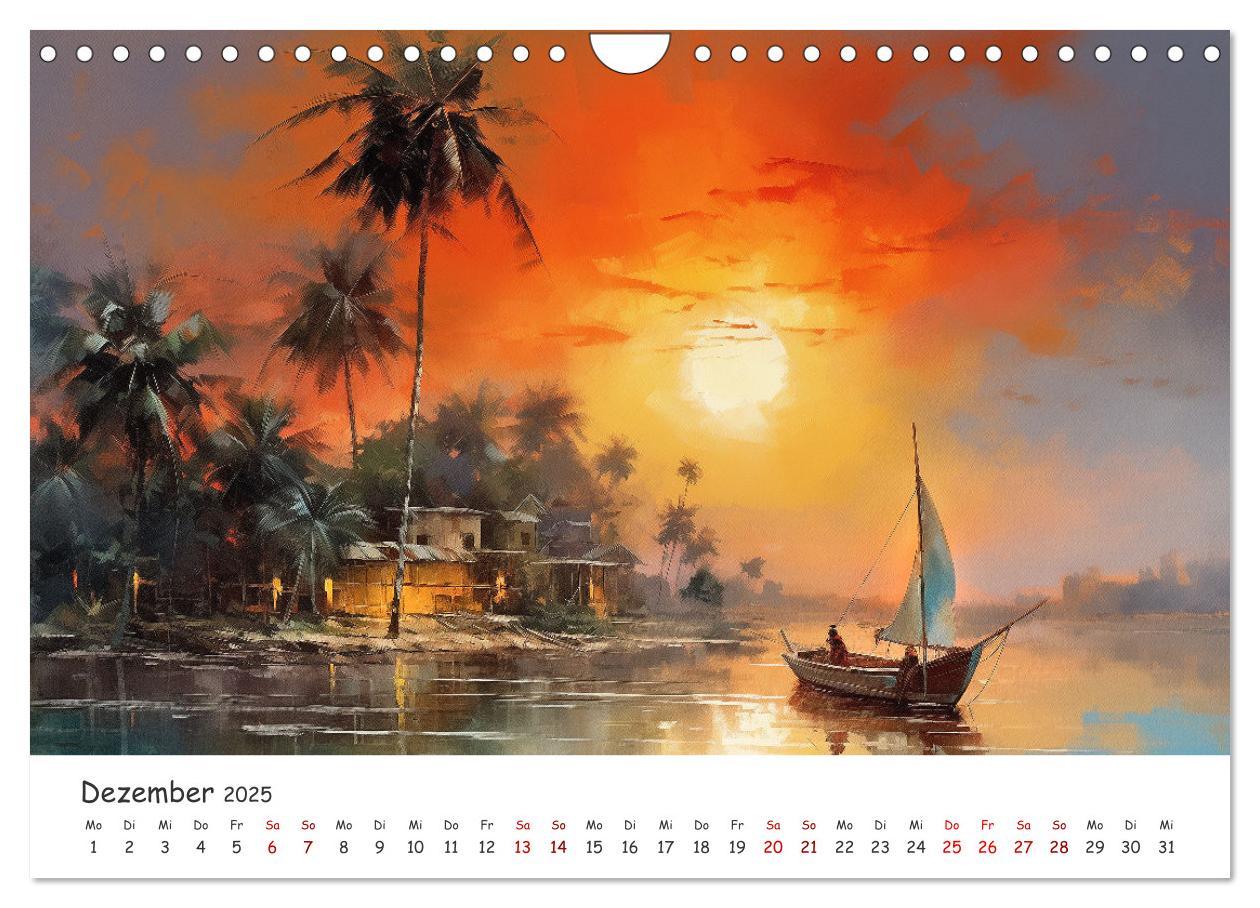 Bild: 9783457143452 | Karibisches Flair (Wandkalender 2025 DIN A4 quer), CALVENDO...