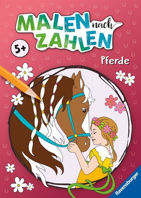 Cover: 9783473489725 | Malen nach Zahlen ab 5: Pferde | Mia Steingräber | Taschenbuch | 24 S.