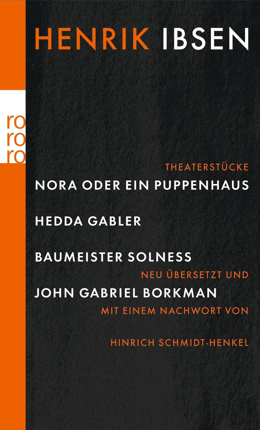 Cover: 9783499242342 | Nora oder Ein Puppenhaus. Hedda Gabler. Baumeister Solness. John...