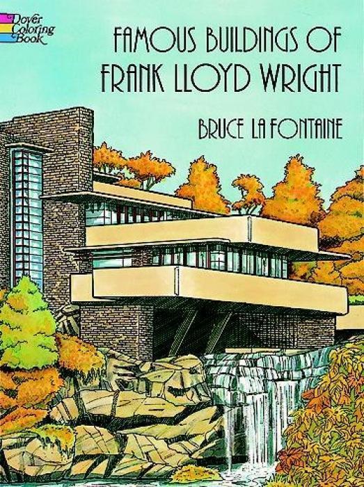 Cover: 9780486293622 | Famous Buildings of Frank Lloyd Wright Coloring Book | Lafontaine