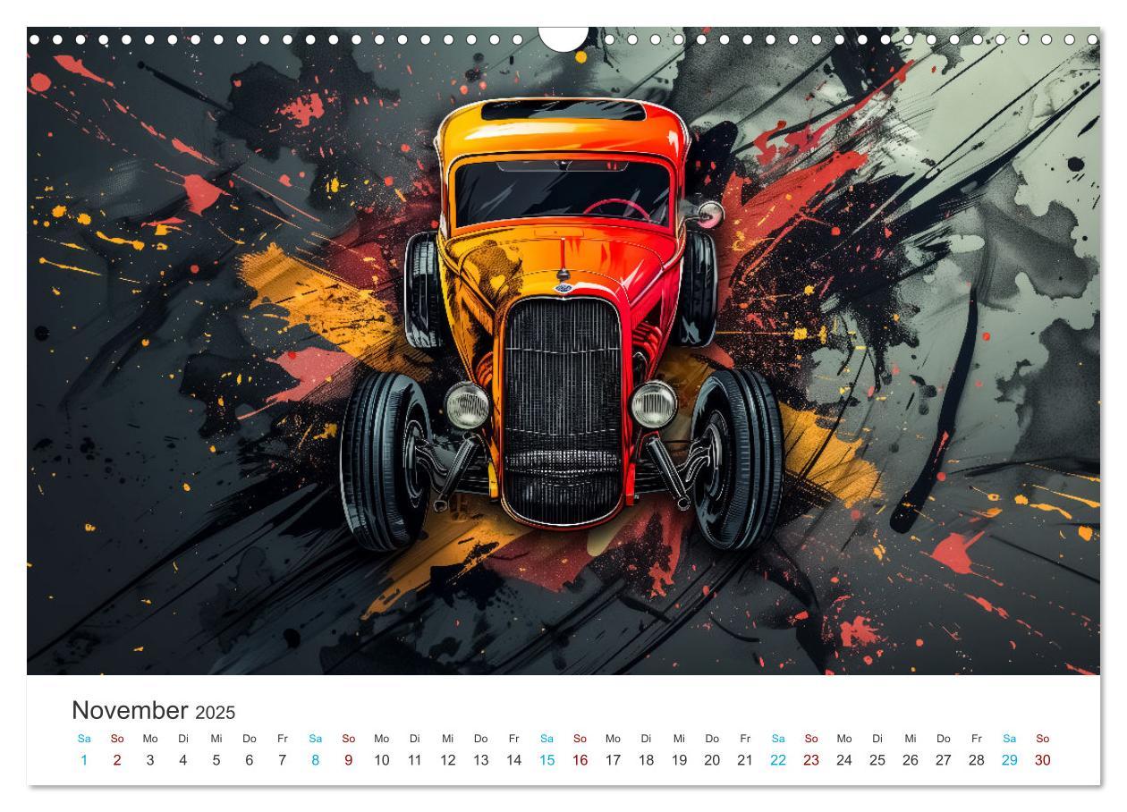 Bild: 9783383806995 | Hot Road - Oldtimer durch eine KI im neuen Gewand (Wandkalender...