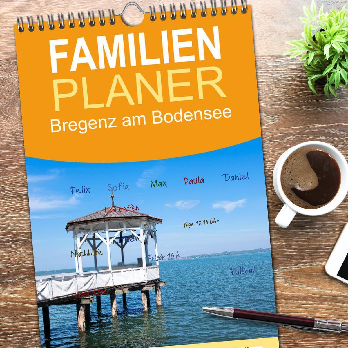 Bild: 9783457222706 | Familienplaner 2025 - Bregenz am Bodensee mit 5 Spalten...