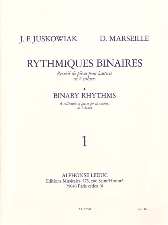 Cover: 9790046275821 | Rythmiques Binaires, 1 | Buch | Alphonse Leduc | EAN 9790046275821