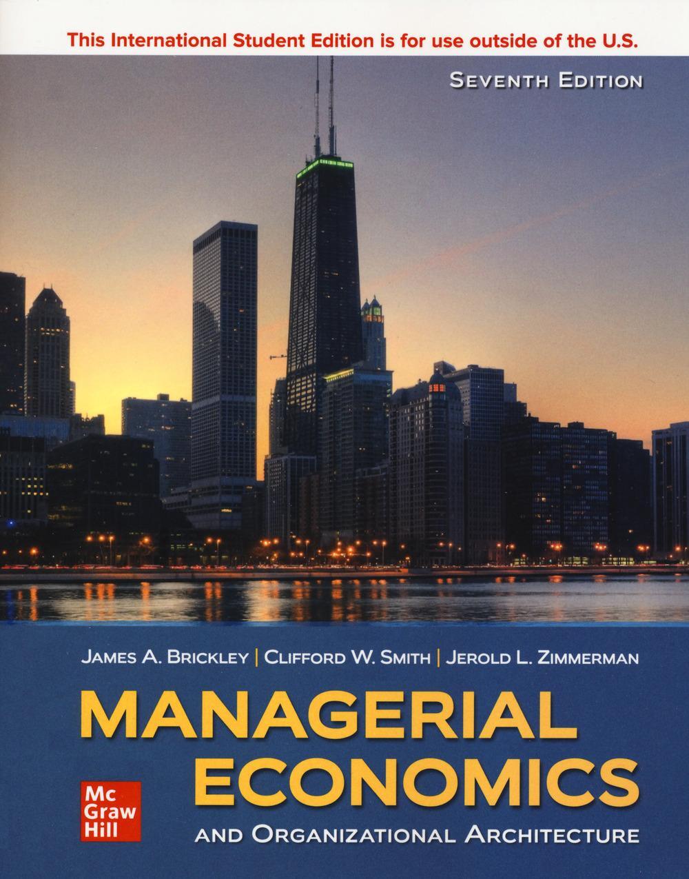 Cover: 9781260571219 | ISE Managerial Economics &amp; Organizational Architecture | Smith (u. a.)