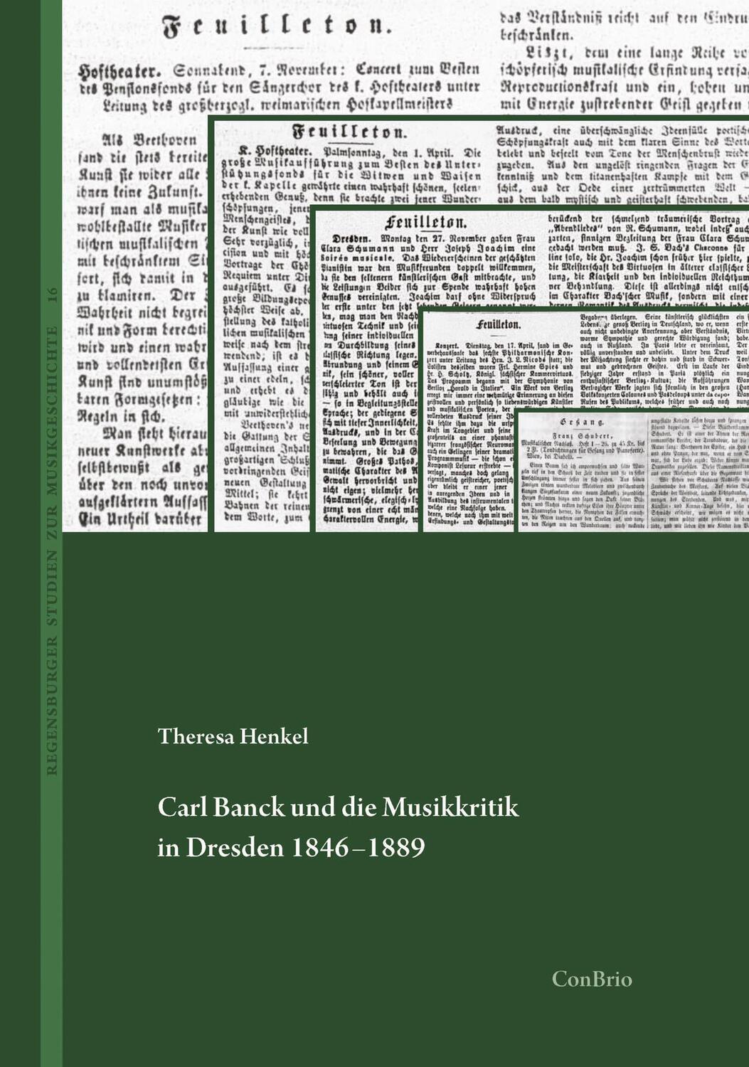 Cover: 9783940768971 | Carl Banck und die Musikkritik in Dresden 1846-1889 | Theresa Henkel