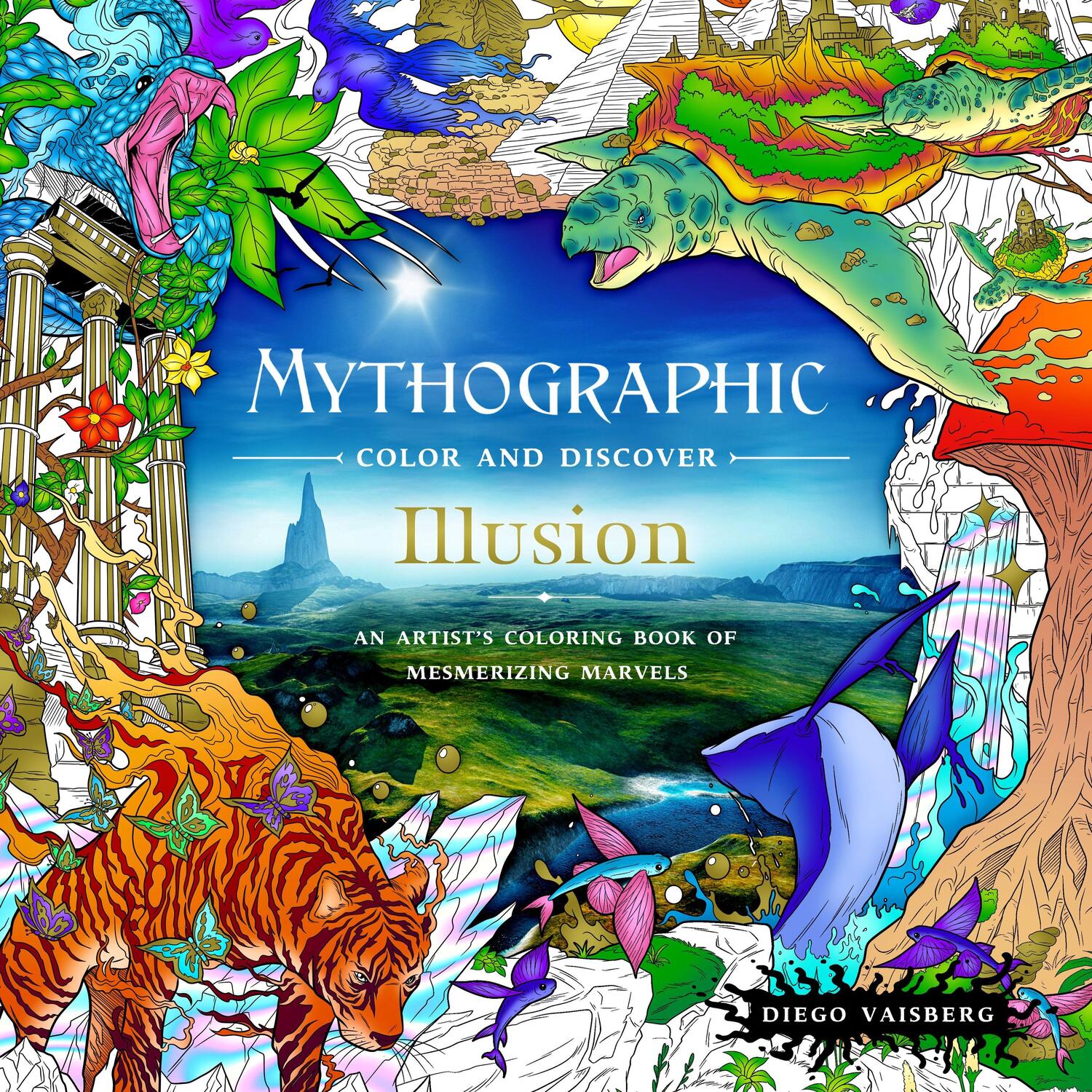Cover: 9781250287038 | Mythographic Color and Discover: Illusion | Diego Vaisberg | Buch