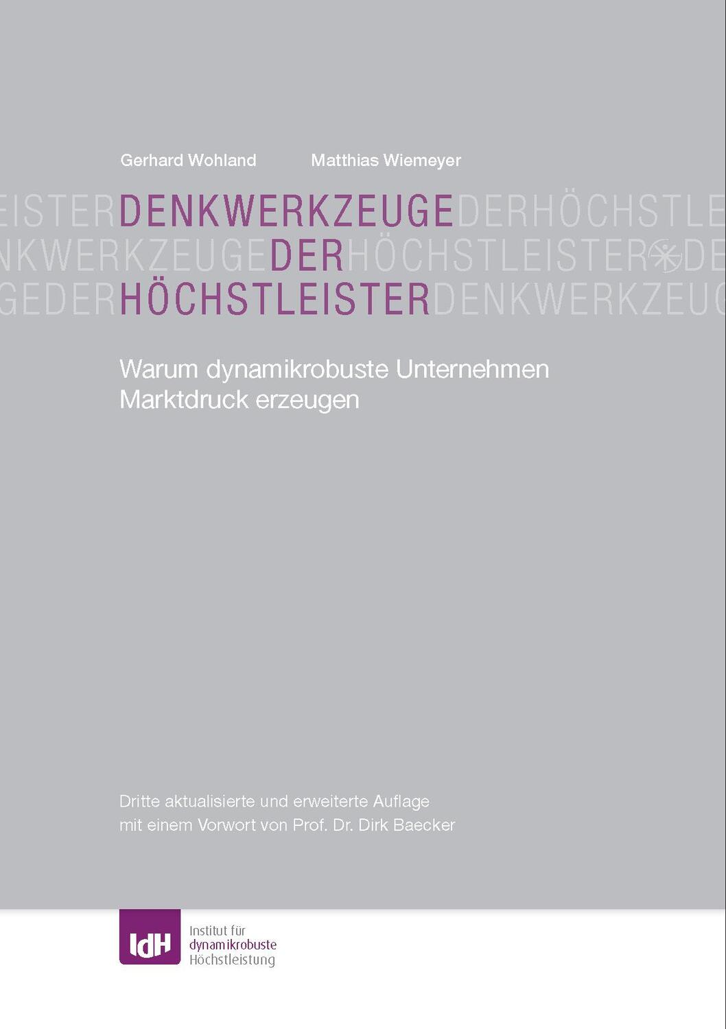 Cover: 9783934900110 | Denkwerkzeuge der Höchstleister | Gerhard Wohland (u. a.) | Buch