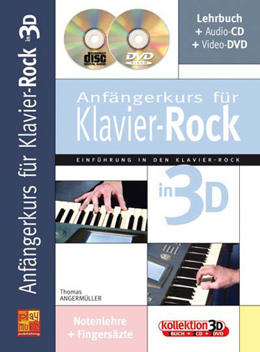 Cover: 3555111301883 | Anfängerkurs Klavier 3D (+CD +DVD): für Klavier | Thomas Angermüller