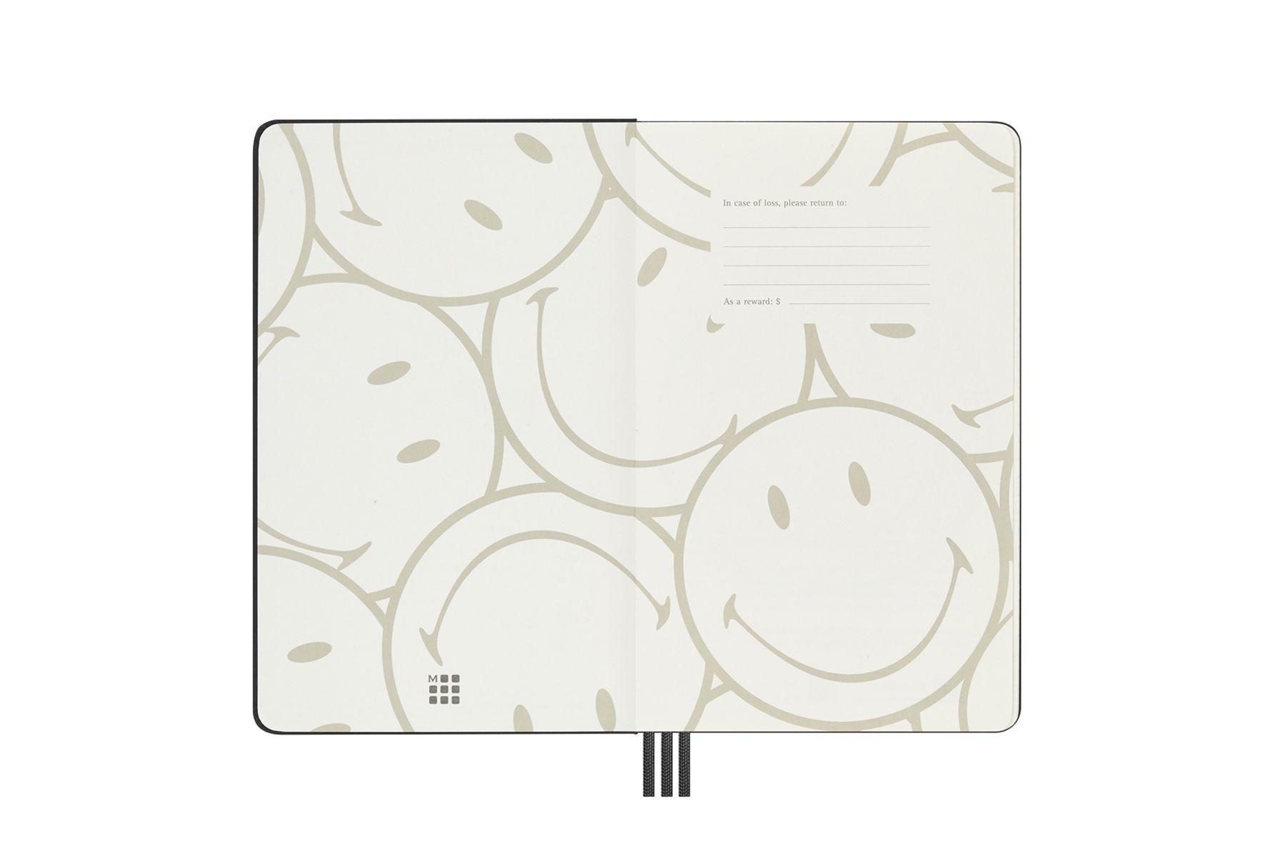 Bild: 8056598854435 | Moleskine Undatierter Kalender - Smiley, Large/A5, Smiley Logo | Buch