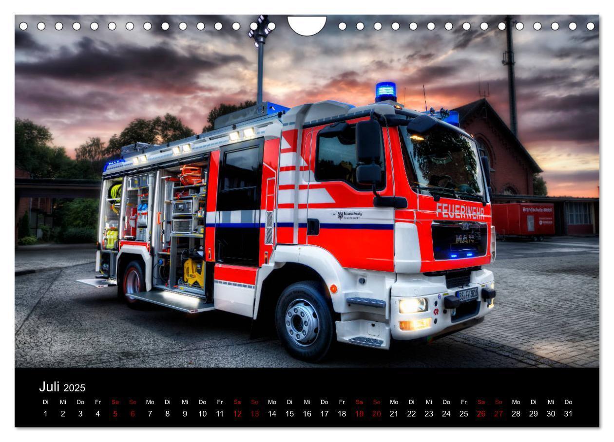 Bild: 9783435422579 | Feuerwehr und Rettungsdienst (Wandkalender 2025 DIN A4 quer),...