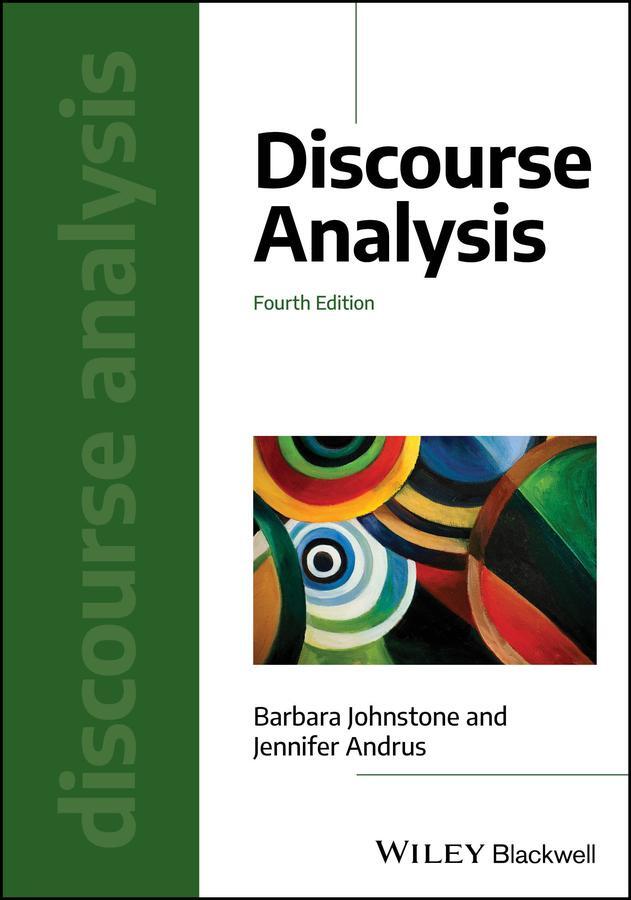 Cover: 9781394185160 | Discourse Analysis | Barbara Johnstone (u. a.) | Taschenbuch | 320 S.