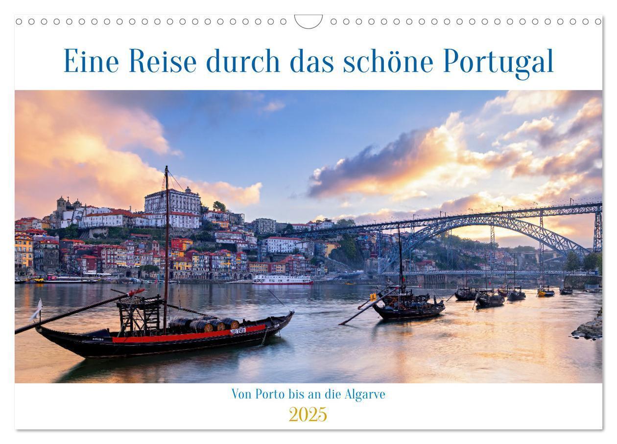 Cover: 9783383777738 | Von Porto bis an die Algarve (Wandkalender 2025 DIN A3 quer),...