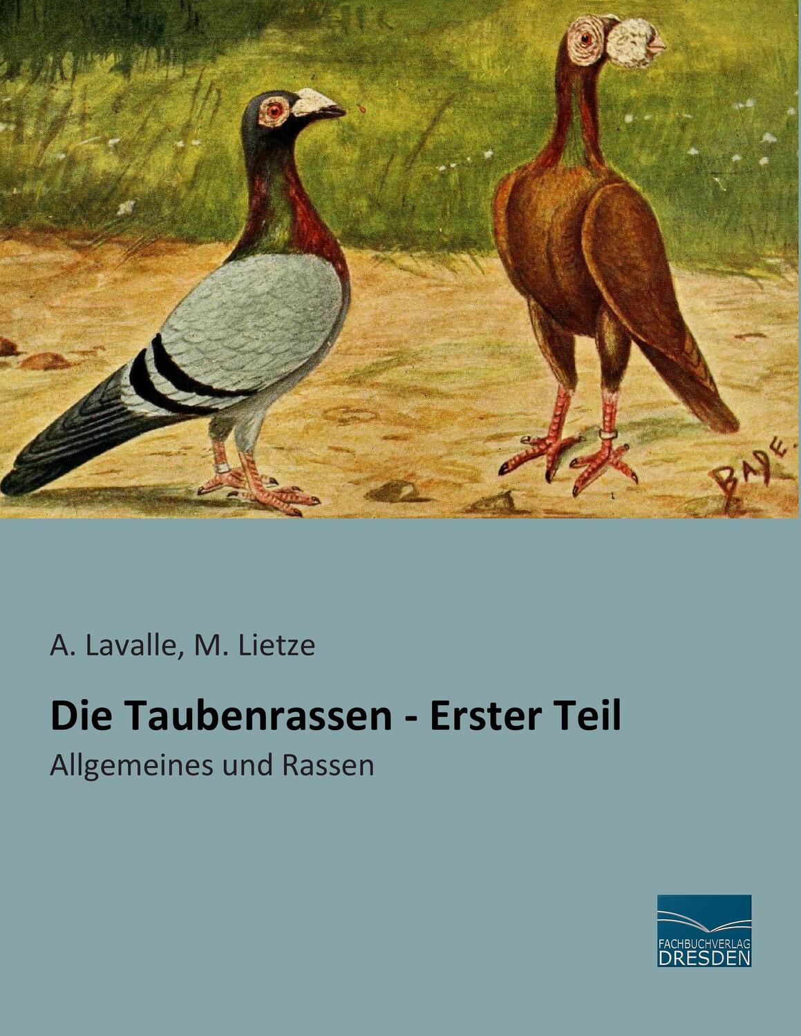 Cover: 9783956926266 | Die Taubenrassen - Erster Teil | Allgemeines und Rassen | Taschenbuch