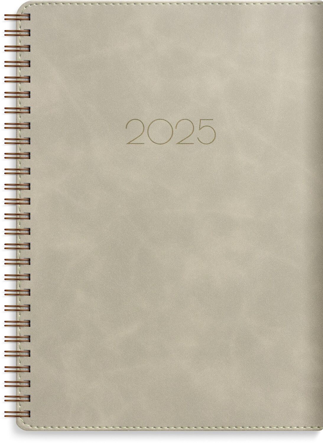 Cover: 7340188003848 | Burde Business A5 Twist beige Kalender 2025 | Terminplaner für 2025