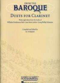 Cover: 73999379594 | From the Baroque | Duets for Clarinet | H. Voxman | Broschüre | Buch