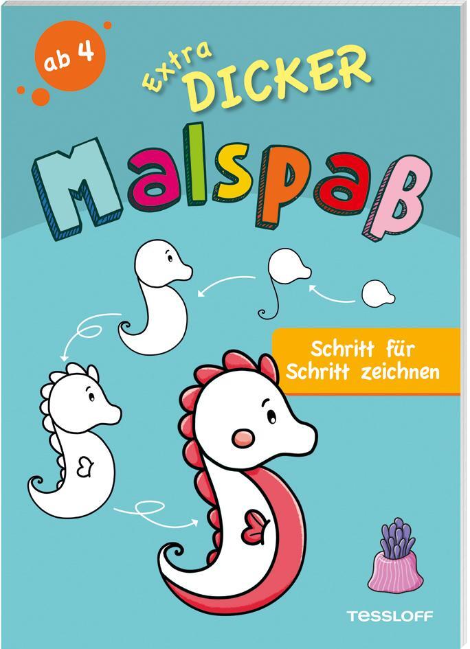 Cover: 9783788646677 | Extradicker Malspaß. Schritt für Schritt zeichnen | Nadja Schwendemann