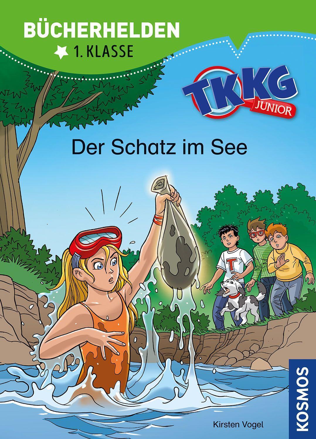 Cover: 9783440172773 | TKKG Junior, Bücherhelden 1. Klasse, Der Schatz im See | Kirsten Vogel
