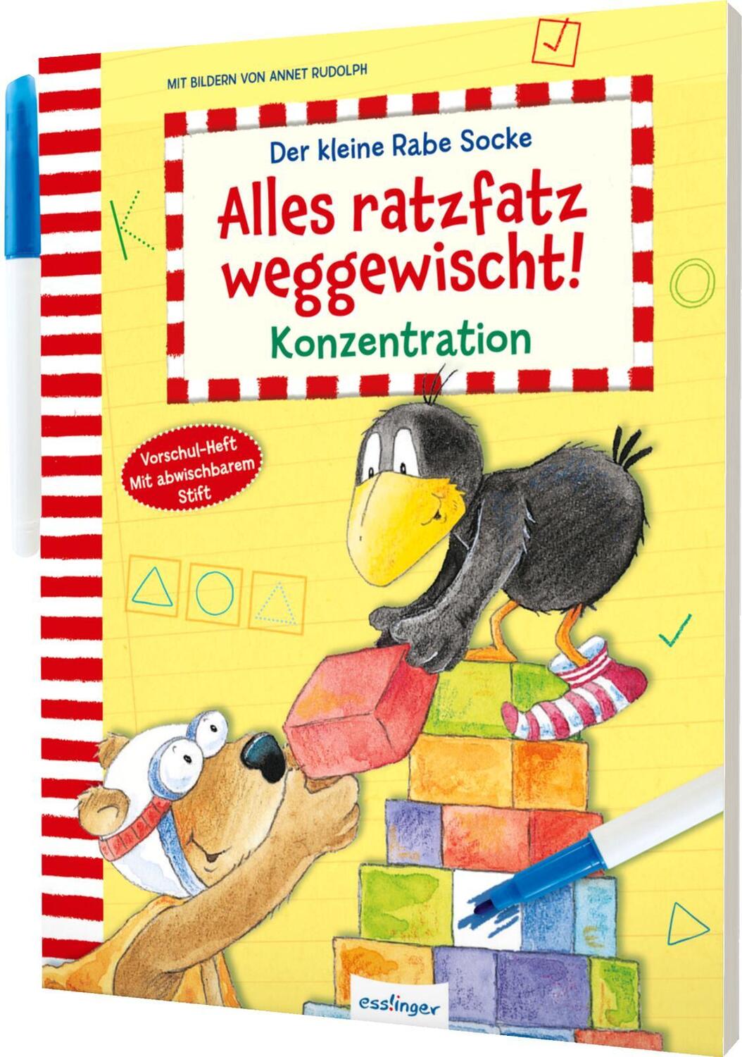 Cover: 9783480238286 | Der kleine Rabe Socke: Alles ratzfatz weggewischt! | Annet Rudolph