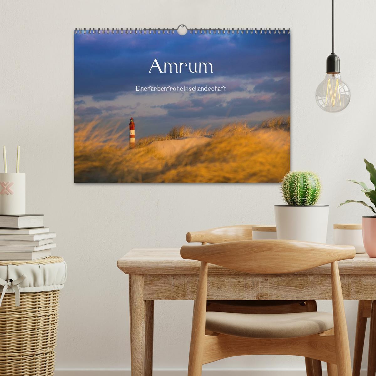 Bild: 9783435601318 | Amrum - Eine farbenfrohe Insellandschaft (Wandkalender 2025 DIN A3...