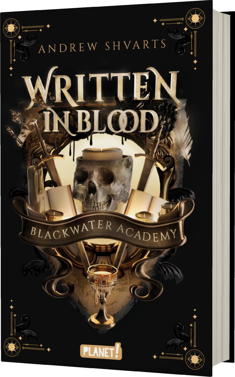 Cover: 9783522507547 | Written in Blood | Düster-romantische Dark-Academia Fantasy | Shvarts